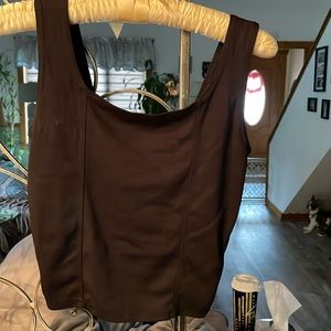 C O black crop tank top Medium